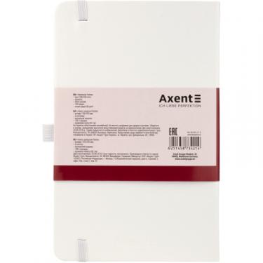 Блокнот Axent Partner, А5, 125х195 мм, 96л, клет, белый Фото 2