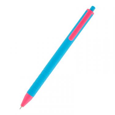 Ручка масляная Axent Reporter Color автоматическая Синяя 0.7 мм Фото 2