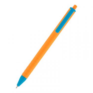 Ручка масляная Axent Reporter Color автоматическая Синяя 0.7 мм Фото 3