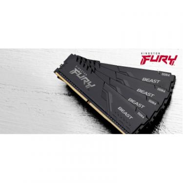 Модуль памяти для компьютера Kingston Fury (ex.HyperX) DDR4 16GB 2666 MHz Fury Beast Black Фото 4