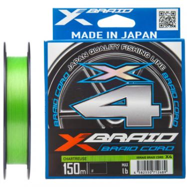 Шнур YGK X-Braid Braid Cord X4 150m 2.0/0.235mm 30lb/13.5kg Фото