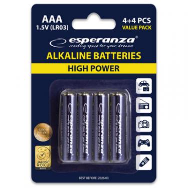 Батарейка Esperanza AAA LR03 Alkaline * 8 Фото 2