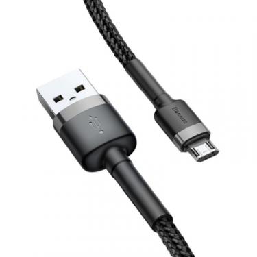 Дата кабель Baseus USB 2.0 AM to Micro 5P 2.0m 1.5A grey-black Фото