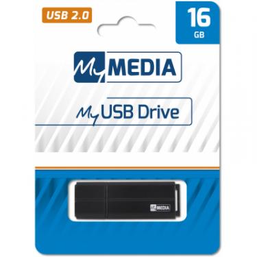 USB флеш накопитель Verbatim 16GB MyMedia Black USB 2.0 Фото 3