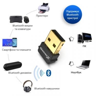 Bluetooth-адаптер Grand-X 5.0 Realtek RTL8761B, 7 devices, aptX, Low Energy Фото 2