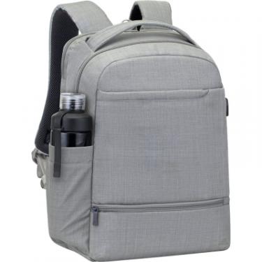 Рюкзак для ноутбука RivaCase 15.6" 8363 Biscayne, Grey Фото 7
