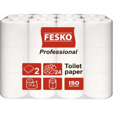 Туалетная бумага Fesko Professional 2 слоя 24 рулона Фото