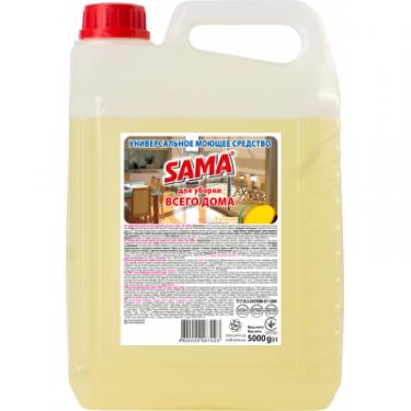 Жидкость для чистки ванн Sama для уборки всего дома Лимон 5 л Фото