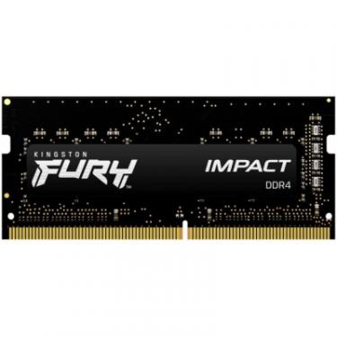 Модуль памяти для ноутбука Kingston Fury (ex.HyperX) SoDIMM DDR4 32GB (2x16GB) 2933 MHz Impact Black Фото 1