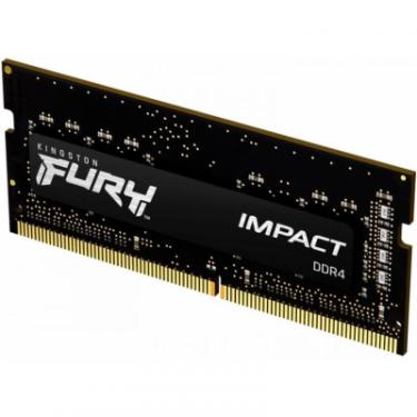 Модуль памяти для ноутбука Kingston Fury (ex.HyperX) SoDIMM DDR4 32GB (2x16GB) 2933 MHz Impact Black Фото 2