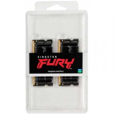 Модуль памяти для ноутбука Kingston Fury (ex.HyperX) SoDIMM DDR4 32GB (2x16GB) 2933 MHz Impact Black Фото 3