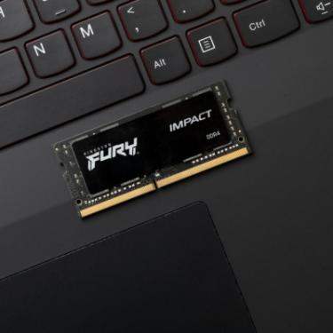 Модуль памяти для ноутбука Kingston Fury (ex.HyperX) SoDIMM DDR4 32GB (2x16GB) 2933 MHz Impact Black Фото 7