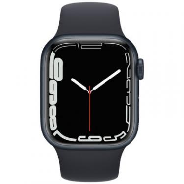 Смарт-часы Apple Watch Series 7 GPS 41mm Midnight Aluminium Case wi Фото 1