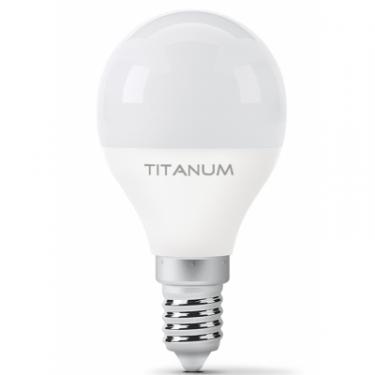 Лампочка TITANUM G45 6W E14 3000K Фото 1