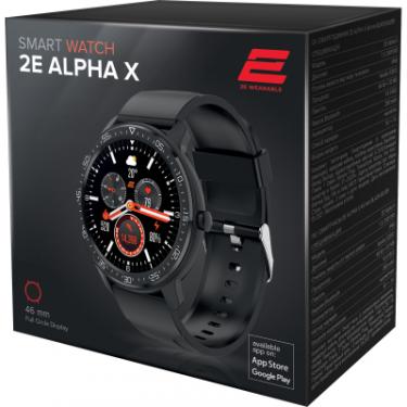 Смарт-часы 2E Alpha X 46 mm Black-Silver Фото 1