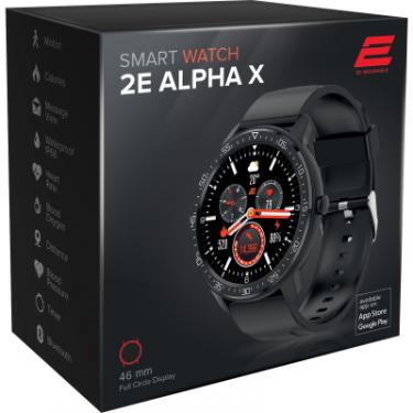 Смарт-часы 2E Alpha X 46 mm Black-Silver Фото 2