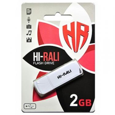 USB флеш накопитель Hi-Rali 2GB Taga Series White USB 2.0 Фото