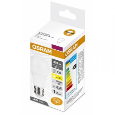 Лампочка Osram LED BASE CLA75 8,5W (800Lm) 3000K E27 Фото 1