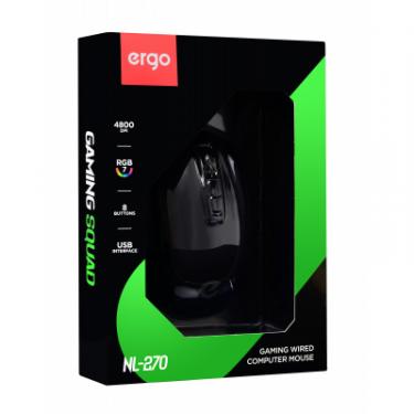 Мышка Ergo NL-270 USB Black Фото 7