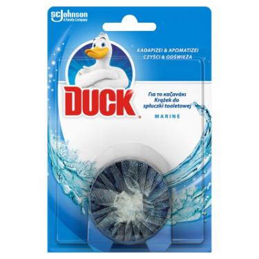 Средство для чистки унитаза Duck Таблетка чистоти для зливного бачка Морський 50 г Фото