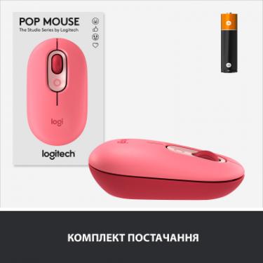 Мышка Logitech POP Mouse Bluetooth Heartbreaker Rose Фото 7