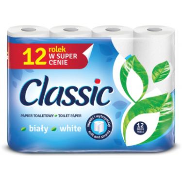 Туалетная бумага Velvet Classic Білий 2 шари 12 рулонів 144 відриви Фото