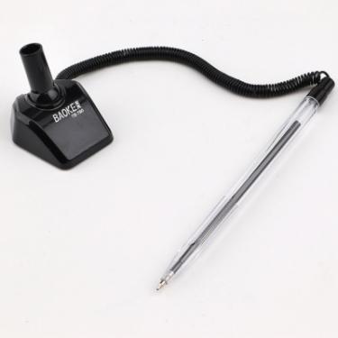 Ручка шариковая Baoke настільна 0.7 мм, чорна Фото 1