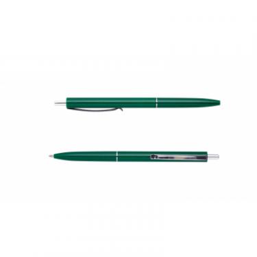 Ручка шариковая Buromax автоматична COLOR, L2U, 1 мм, зелений корпус, синє Фото