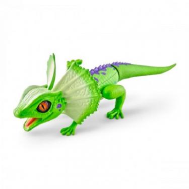 Интерактивная игрушка Pets & Robo Alive Зелена плащоносна ящірка Фото