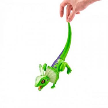 Интерактивная игрушка Pets & Robo Alive Зелена плащоносна ящірка Фото 2