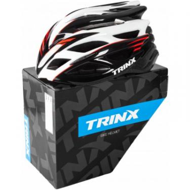 Шлем Trinx TT03 59-60 см Black-White-Red Фото 3