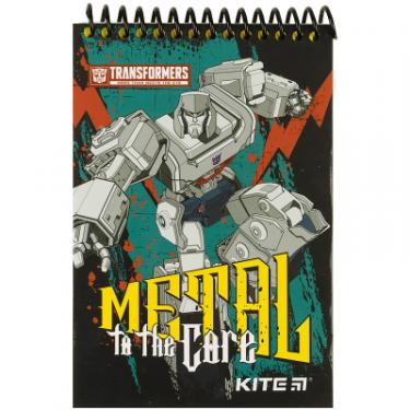 Блокнот Kite Transformers 48 аркушів, А6 нелінований Фото