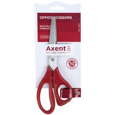 Ножницы Axent Modern, 20 см, червоні Фото 1
