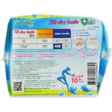 Гигиенические прокладки Sanita 3D Airy Gentle Ultra Slim Wing 29 см 10 шт. Фото 1