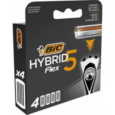 Сменные кассеты Bic Flex 5 Hybrid 4 шт. Фото 1