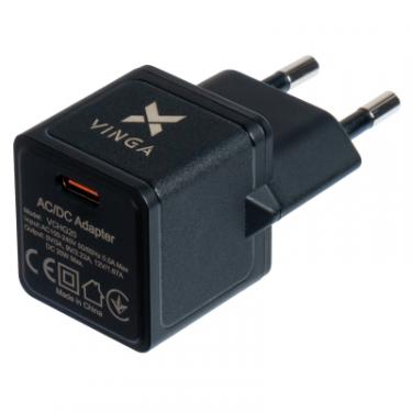 Зарядное устройство Vinga USB-C 20W PowerDelivery Wall Charger Фото 1