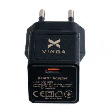 Зарядное устройство Vinga USB-C 20W PowerDelivery Wall Charger Фото 2