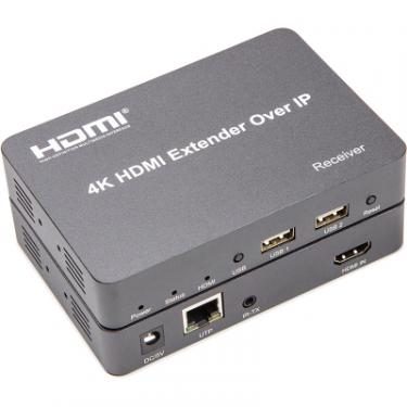 Адаптер PowerPlant HDMI 4K/30hz up to 150m via CAT5E/6 Фото