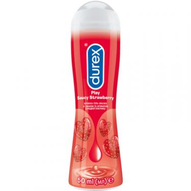 Интимный гель-смазка Durex Play Saucy Strawberry зі смаком та ароматом полуни Фото