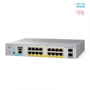 Коммутатор сетевой Cisco C1000-16P-2G-L Фото 1