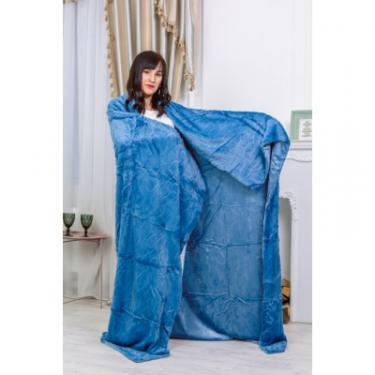 Плед MirSon 1002 Damask Blue 150x200 Фото 3