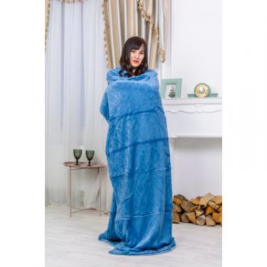 Плед MirSon 1002 Damask Blue 150x200 Фото 4