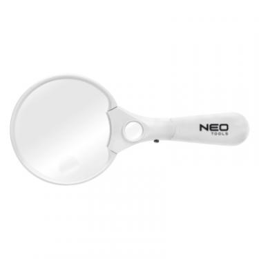 Увеличительное стекло Neo Tools 3 ступеня збільшення, LED підсвічування Фото