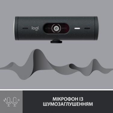 Веб-камера Logitech Brio 500 Graphite Фото 3