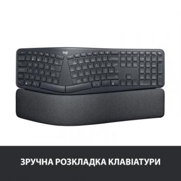 Клавиатура Logitech ERGO K860 Bluetooth/Wireless UA Black Фото 1