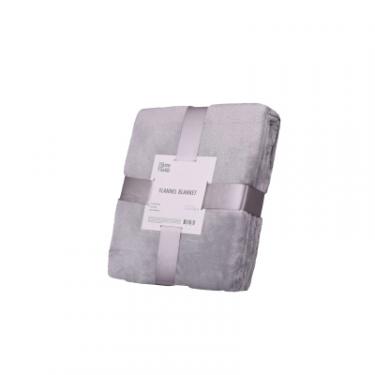 Плед Ardesto Flannel сірий, 160х200 см Фото