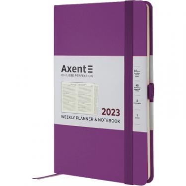 Еженедельник Axent 2023 Partner Strong 125x195 мм пурпурний Фото 1