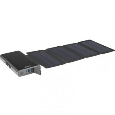 Батарея универсальная Sandberg 25000mAh, Solar 4-Panel/8W, USB-C input/output(18W Фото