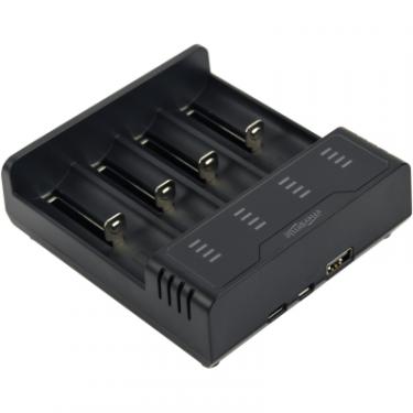Зарядное устройство для аккумуляторов EnerGenie input:TYPE-C/Micro-USB, AAA/AA/...14650/18650, pow Фото