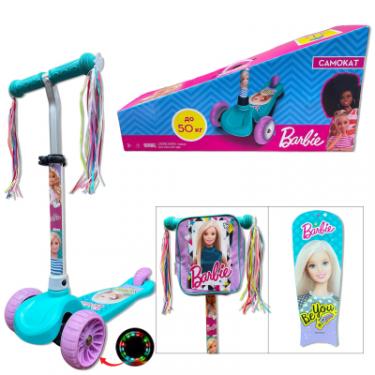 Самокат A-Toys Barbie, PU, LED Фото